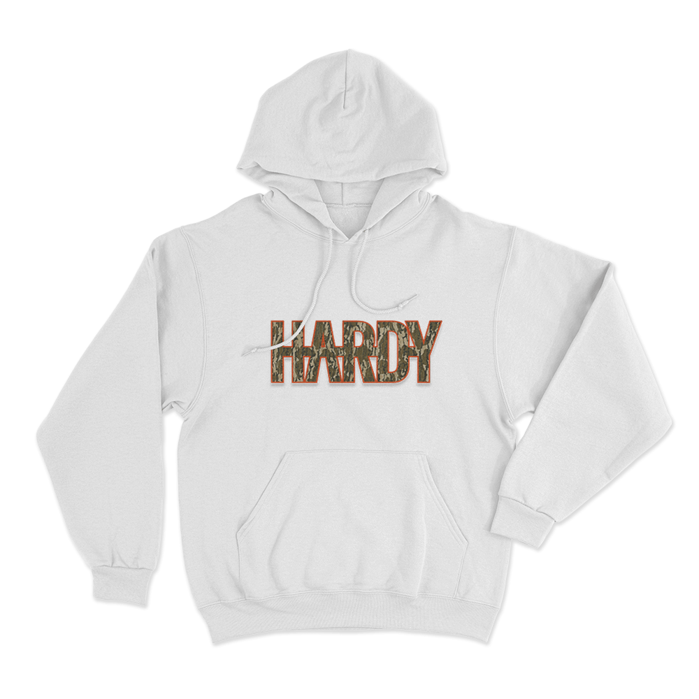 Bottomland Logo Unisex Hoodie White Bottomland Logo Unisex Hoodie White