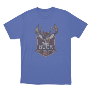 Buck On The Wall Unisex T Shirt Blue