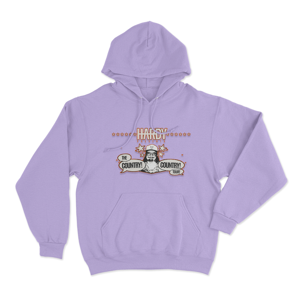 Country! Country! Unisex Hoodie Purple Country Country Unisex Hoodie Purple