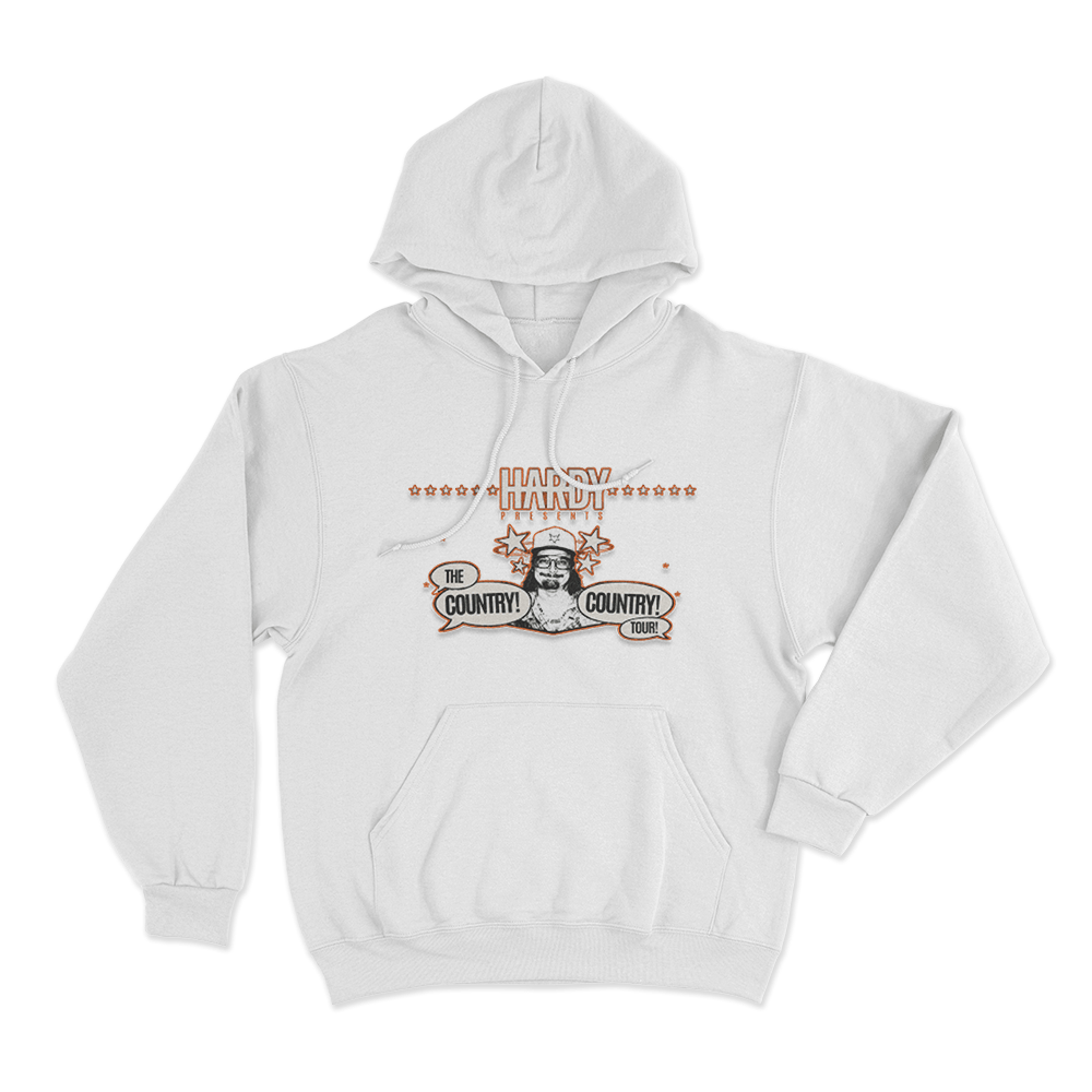 Country! Country! Unisex Hoodie White Country Country Unisex Hoodie White