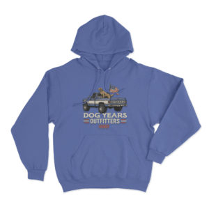 Dog Years Unisex Hoodie Blue