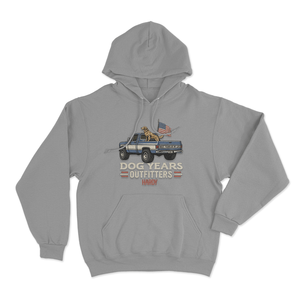 Dog Years Unisex Hoodie Grey Dog Years Unisex Hoodie Grey