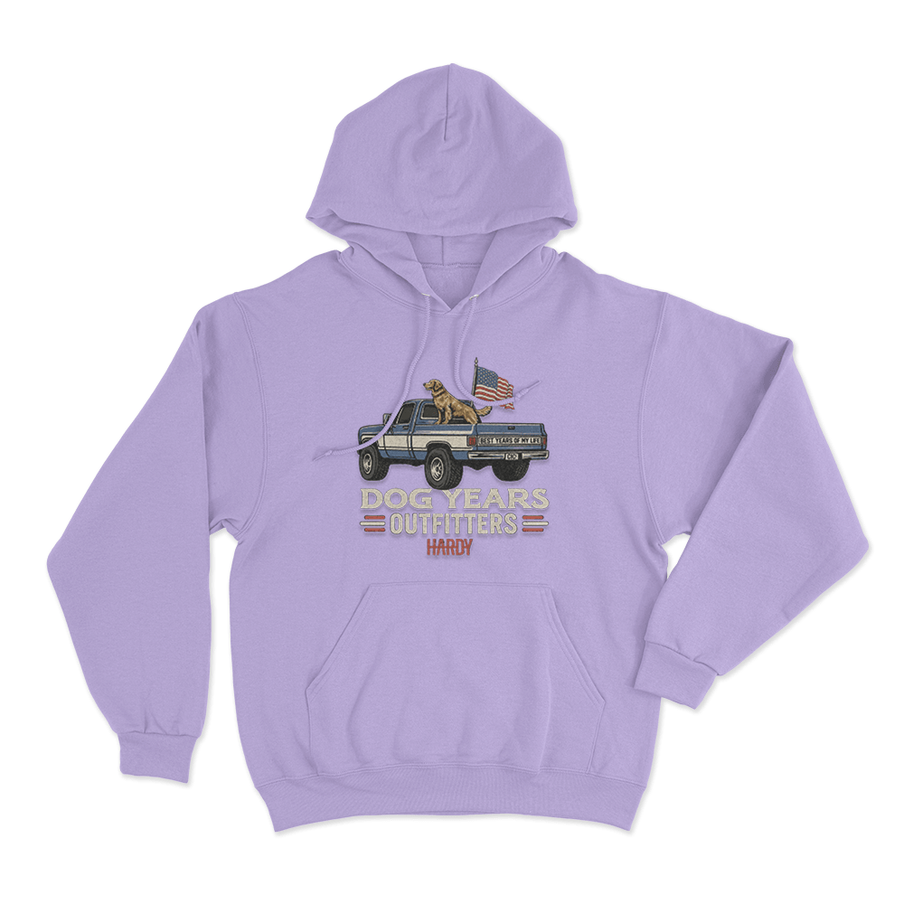 Dog Years Unisex Hoodie Purple Dog Years Unisex Hoodie Purple