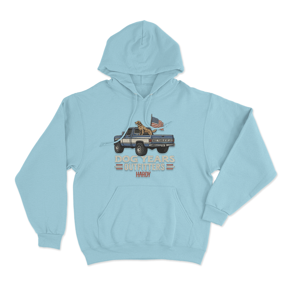 Dog Years Unisex Hoodie Sky Blue Dog Years Unisex Hoodie Sky Blue