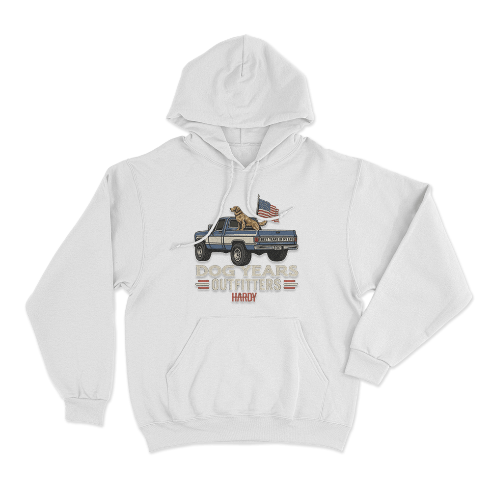 Dog Years Unisex Hoodie White Dog Years Unisex Hoodie White