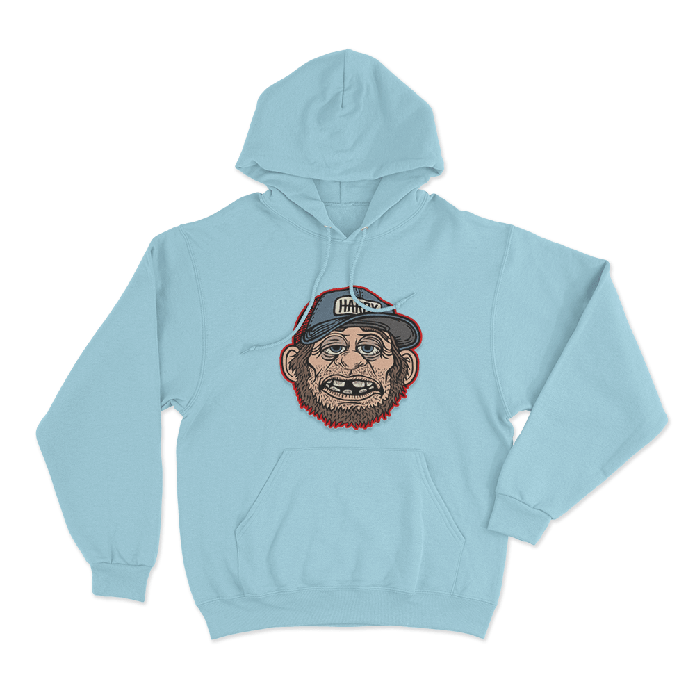 Jim Bob Portrait Unisex Unisex Hoodie Sky Blue Jim Bob Portrait Unisex Unisex Hoodie Sky Blue