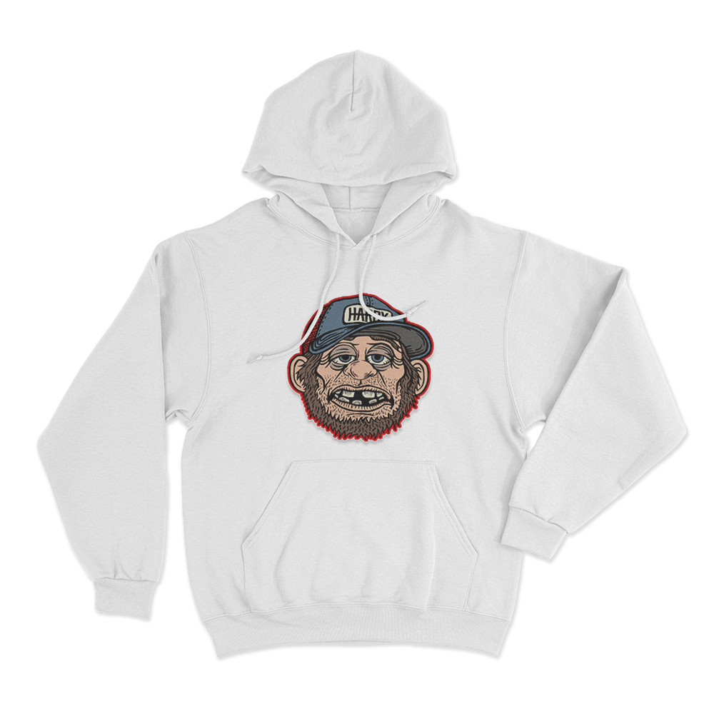 Jim Bob Portrait Unisex Unisex Hoodie White Jim Bob Portrait Unisex Unisex Hoodie White