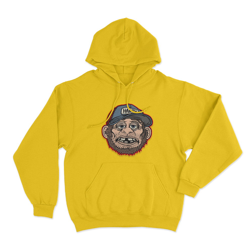 Jim Bob Portrait Unisex Unisex Hoodie Yellow Jim Bob Portrait Unisex Unisex Hoodie Yellow