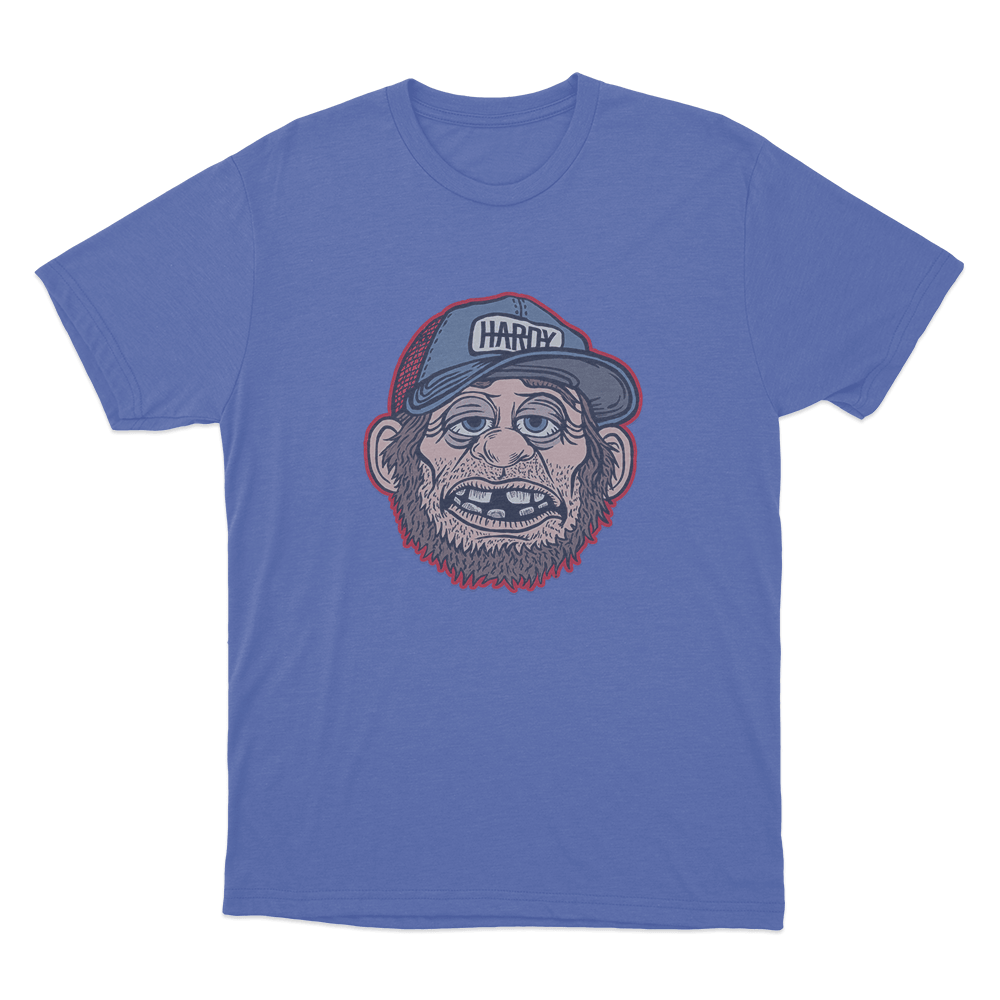 Jim Bob Portrait Unisex Unisex T Shirt Blue Jim Bob Portrait Unisex Unisex T Shirt Blue