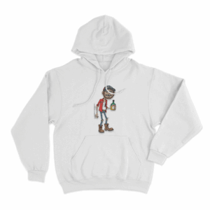 Jim Bob Unisex Hoodie White