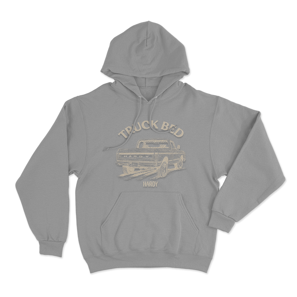 Truck Bed Unisex Hoodie Grey Truck Bed Unisex Hoodie Grey